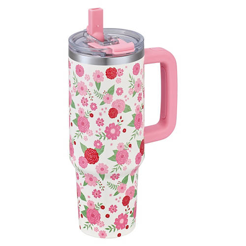 Adventuridge 40 oz Thirst Crusher Tumbler - Flowers